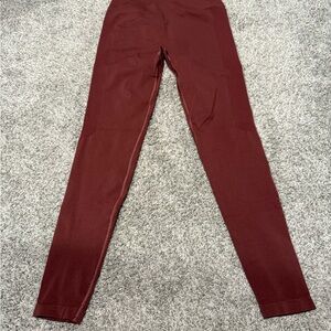 Alphalete Burgundy Leggings